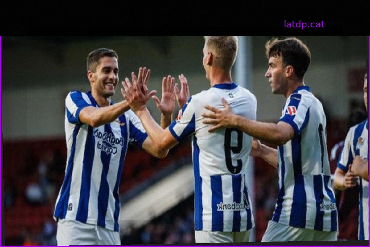 La Real Sociedad golea al Aston Villa