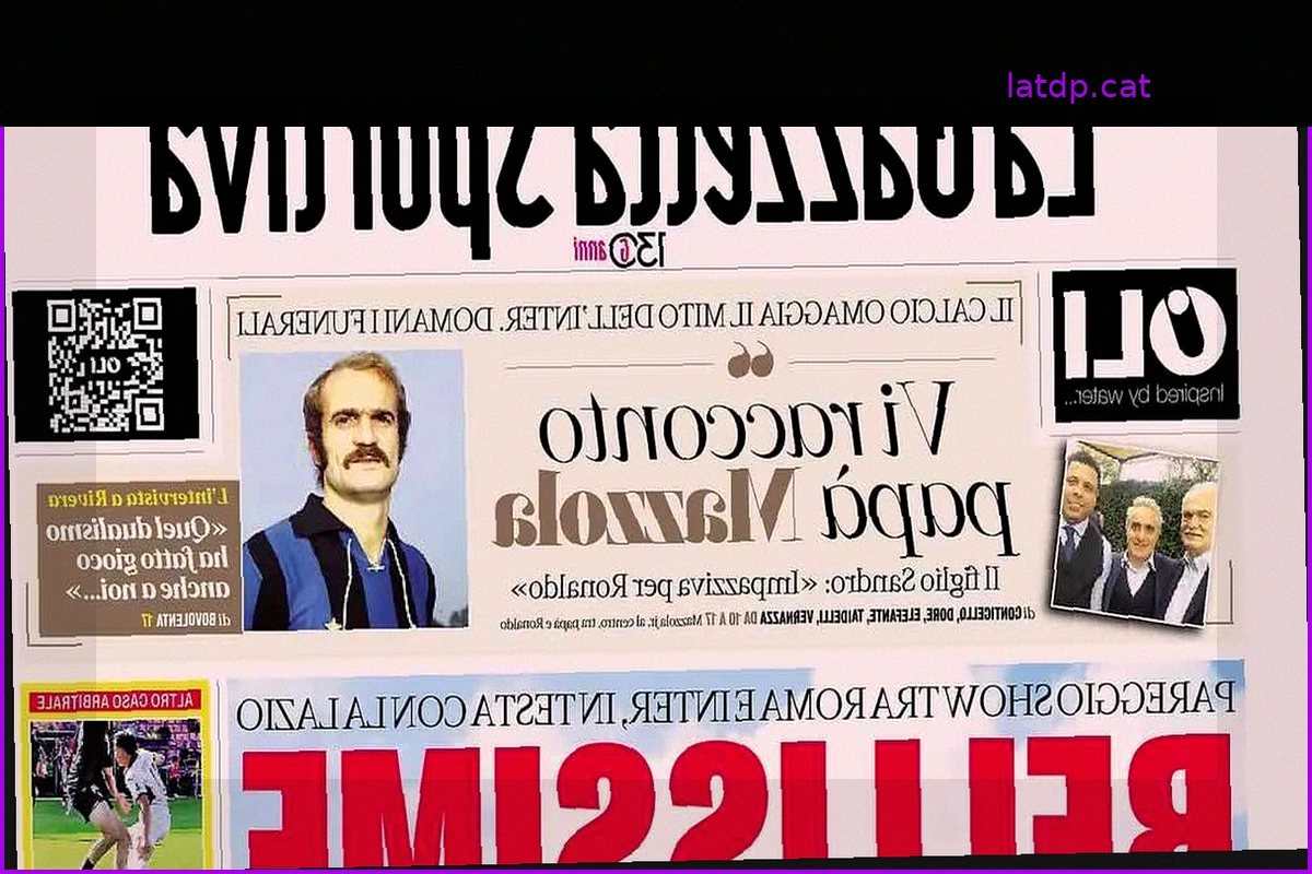 Noticias deportivas: Roma-Inter y homenaje a Mazzola